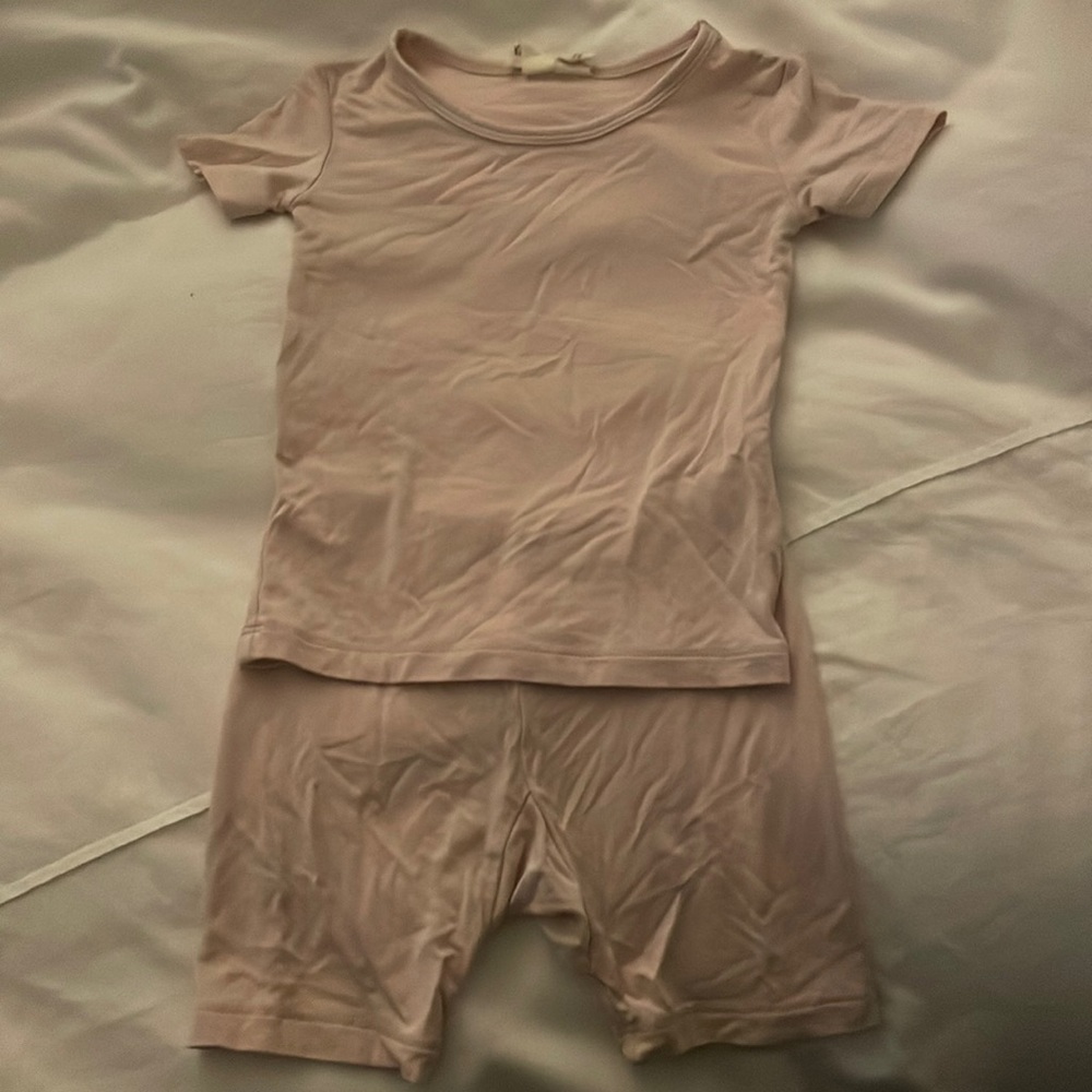 Kyte Baby short pajama set - blush - NWOT
